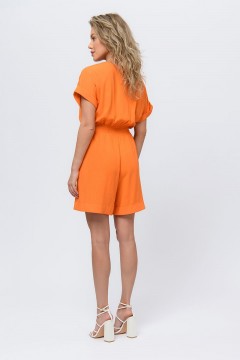 Комбинезон оранжевый с карманами 1001 dress(фото3)