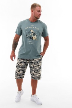 Костюм мужской с шортами и футболкой 48404 Натали men(фото2)