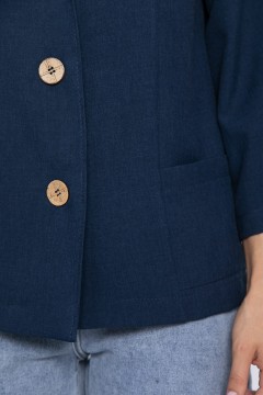 Жакет синий с карманами LT collection(фото3)