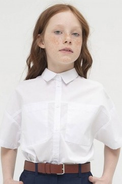 Блуза белого цвета для девочки GWCT7119 Pelican(фото3)