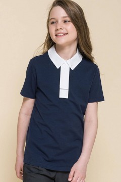 Блуза тёмно-синего цвета для девочки GFTP7161 Pelican