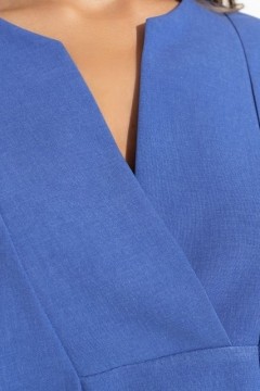 Блузка льняная синяя Charutti(фото3)