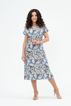 Платье летнее с цветочным принтом Serenada(фото2)