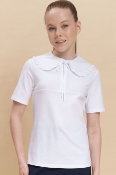 Блуза с фигурным воротником для девочки GFT7187