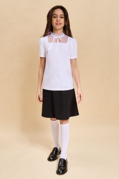 Блуза с коротким рукавом для девочки GFTS7191 Pelican(фото2)