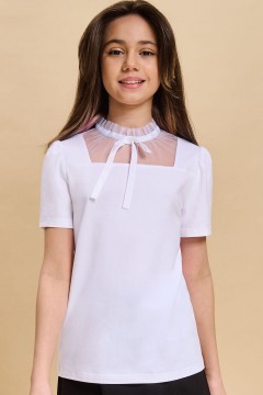 Блуза с коротким рукавом для девочки GFTS7191 Pelican