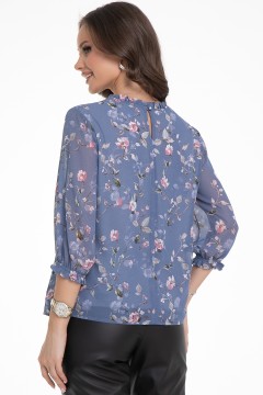 Блузка шифоновая с цветочным принтом Diolche(фото3)