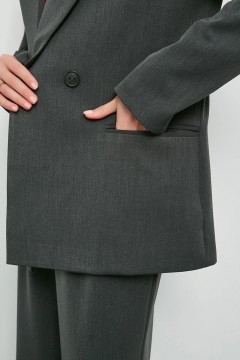 Жакет серый с карманами Jetty(фото3)