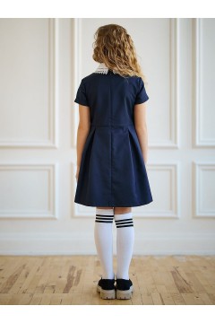 Платье тёмно-синего цвета для девочки 002 ш24 Batik(фото2)