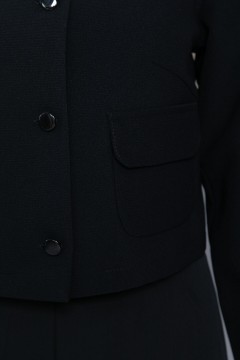 Жакет чёрный с пуговицами LT collection(фото3)