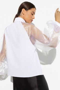 Блуза с объемными рукавами Charutti(фото5)
