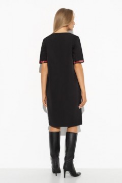 Платье чёрное с карманами Charutti(фото5)