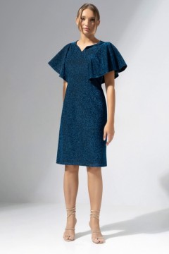 Платье трикотажное с люрексом Charutti(фото4)