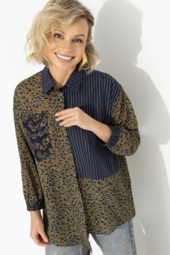 Рубашка ассиметричного кроя Charutti(фото4)