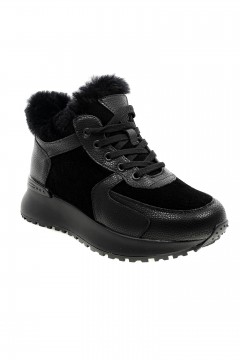 Ботинки зимние чёрного цвета Ситик