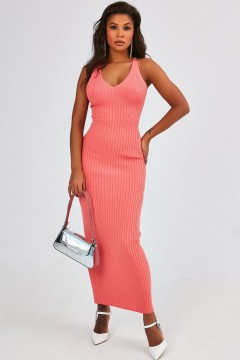 Платье летнее из трикотажа-лапша Happychoice