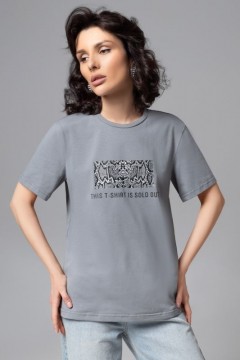 Футболка трикотажная серая Charutti