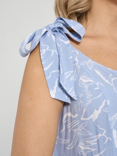 Сарафан бледно-голубой с принтом Dora(фото5)