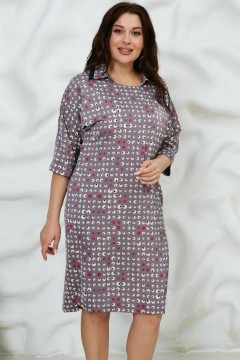 Платье серое в стиле Casual