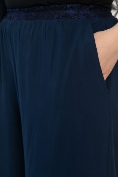 Костюм-двойка в синем цвете с брюками LT collection(фото7)