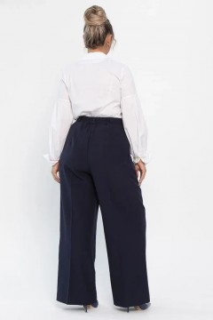 Брюки широкие синего цвета LT collection(фото7)