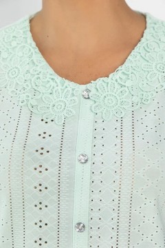 Блузка трикотажная в светло-зелёном цвете LT collection(фото5)