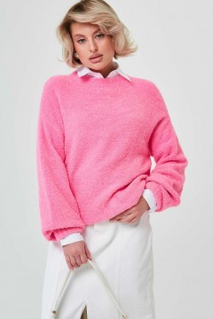 Джемпер розовый с длинным рукавом Happychoice