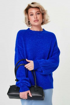 Джемпер синий с длинным рукавом Happychoice