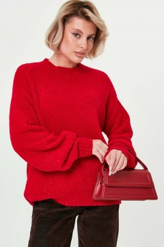 Джемпер красный с длинным рукавом Happychoice