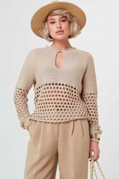 Джемпер летний бежевый Happychoice