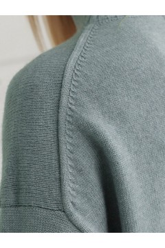 Джемпер вязаный из пряжи с кашемиром D34.202 Vilatte(фото6)