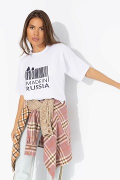 Футболка белая с принтом Charutti(фото5)