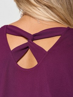 Джемпер трикотажный бордово-фиолетового цвета Dora(фото6)