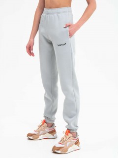 Брюки джоггеры с начёсом светло-серого цвета Kosmos(фото6)