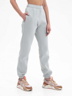 Брюки джоггеры с начёсом светло-серого цвета Kosmos(фото2)