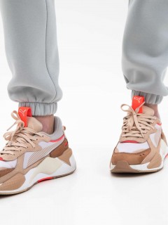 Брюки джоггеры с начёсом светло-серого цвета Kosmos(фото5)