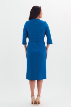 Платье синее с поясом Braslava(фото4)