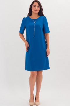 Платье короткое синего цвета Braslava