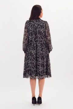 Платье шифоновое с леопардовым принтом Braslava(фото4)