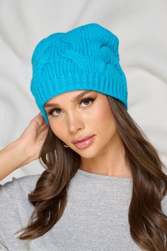 Шапка утеплённая в бирюзовом цвете Bellovera