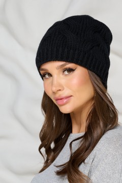 Шапка утеплённая в чёрном цвете Bellovera(фото2)