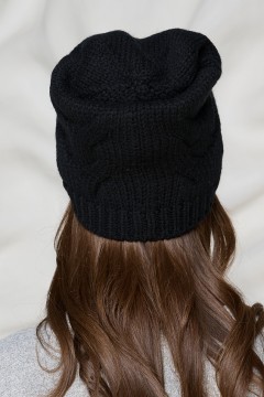 Шапка утеплённая в чёрном цвете Bellovera(фото4)
