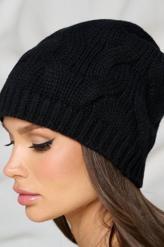 Шапка утеплённая в чёрном цвете Bellovera(фото3)