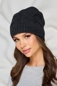 Шапка утеплённая в тёмно-сером цвете Bellovera