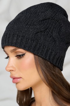 Шапка утеплённая в тёмно-сером цвете Bellovera(фото2)