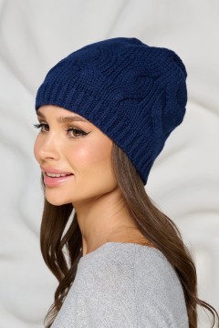 Шапка утеплённая в тёмно-синем цвете Bellovera(фото3)