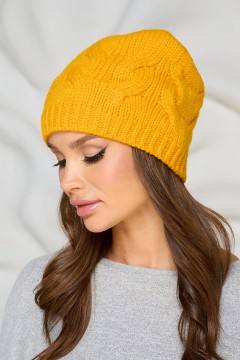 Шапка утеплённая в жёлтом цвете Bellovera(фото2)