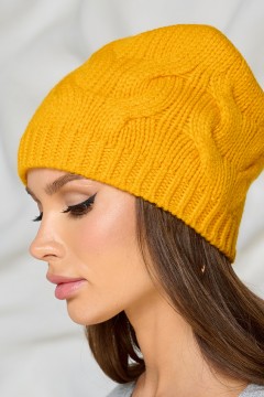 Шапка утеплённая в жёлтом цвете Bellovera(фото3)