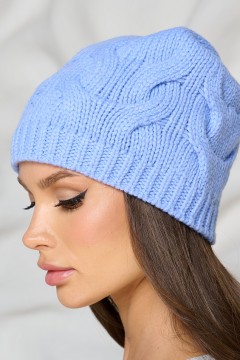 Шапка утеплённая в голубом цвете Bellovera(фото3)
