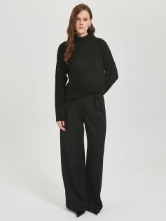 Водолазка чёрная с оригинальным воротником Priz(фото2)